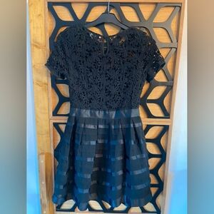 Elegant Black Lace Dress